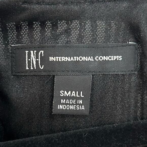 INC International Concepts Multicolor Sequin Striped Sleeveless Top Womens Small - Picture 3 of 6